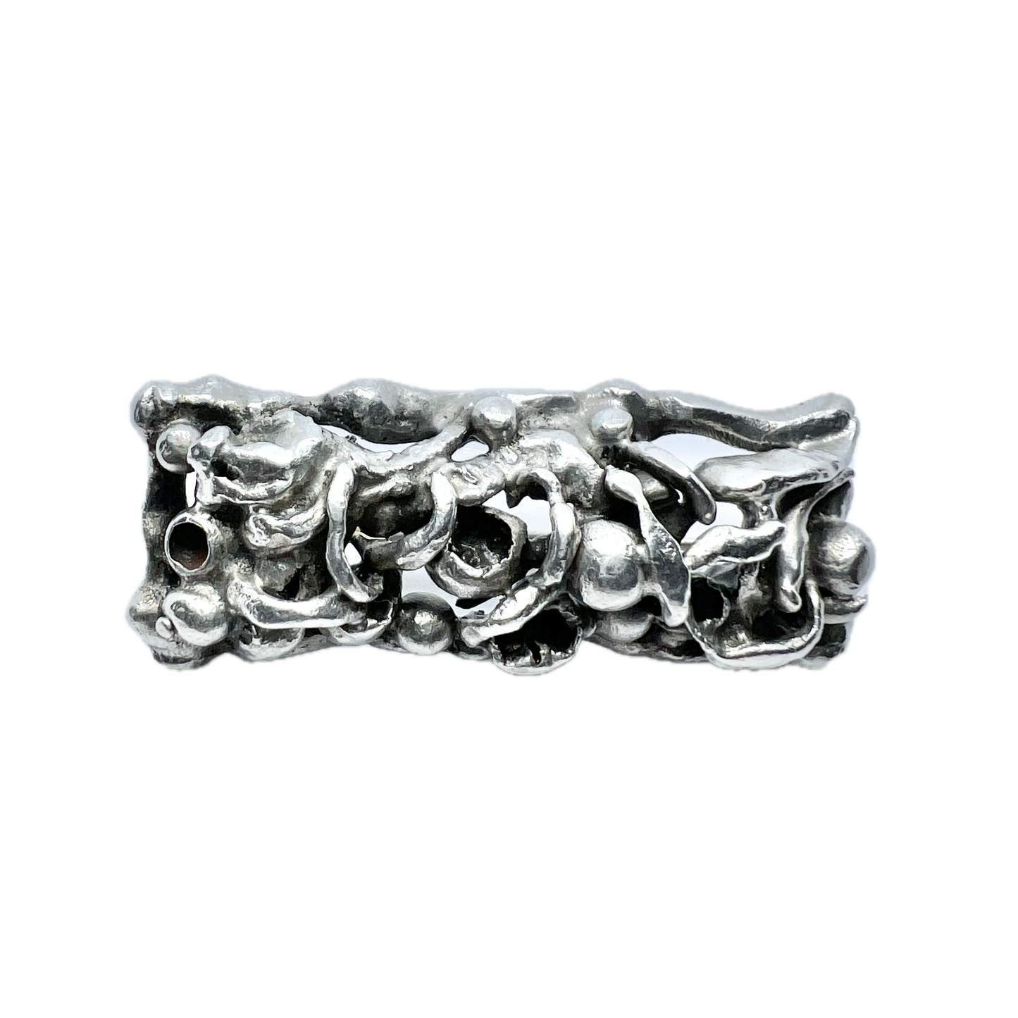 Aage Weimar, Denmark 1940-50s Solid Silver Brooch.