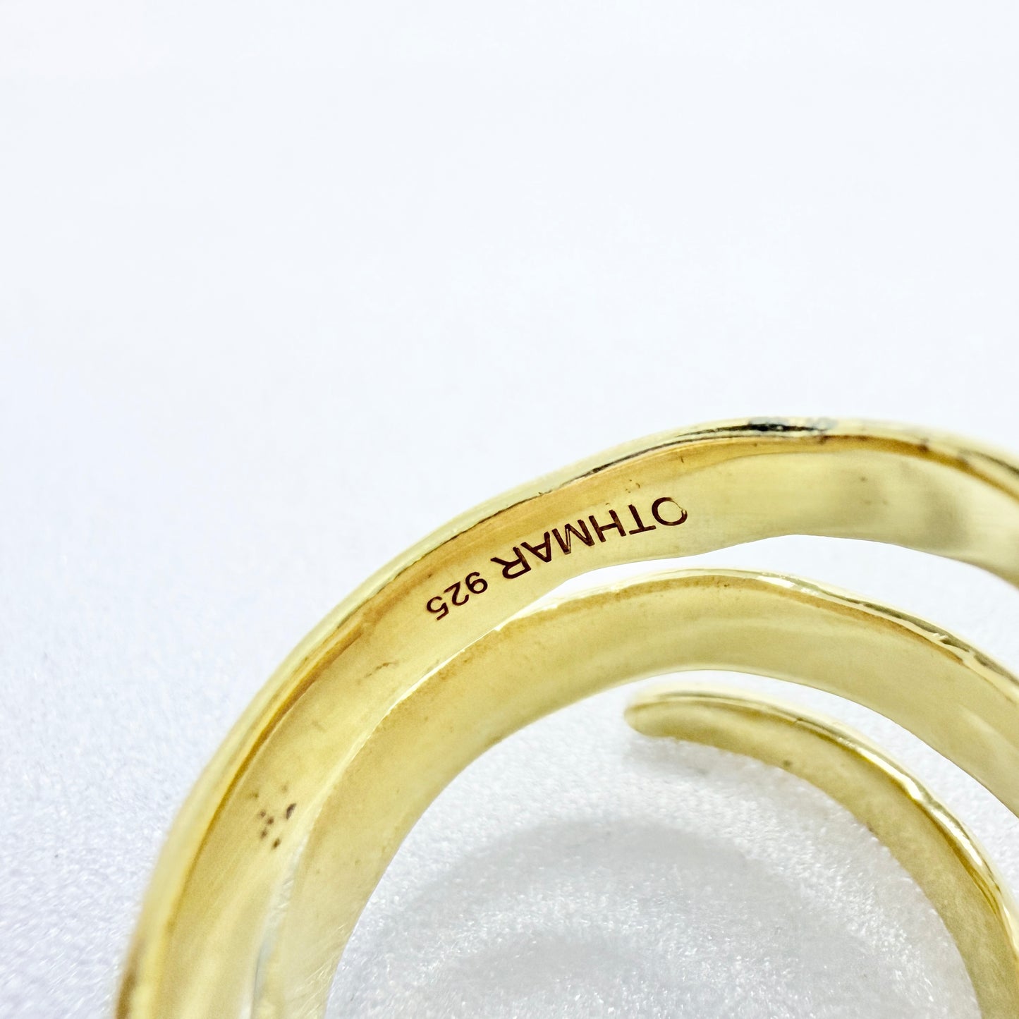 OTHMAR, Denmark. Gilt Sterling Silver Ring.