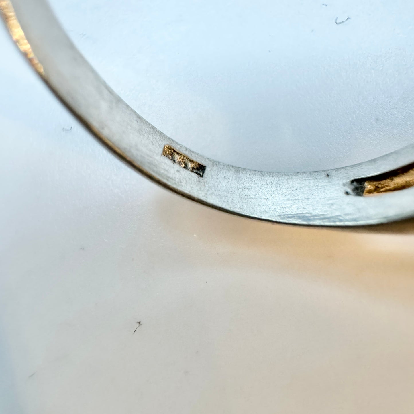 Vintage Sterling Silver Amber Ring. Prob. Poland.