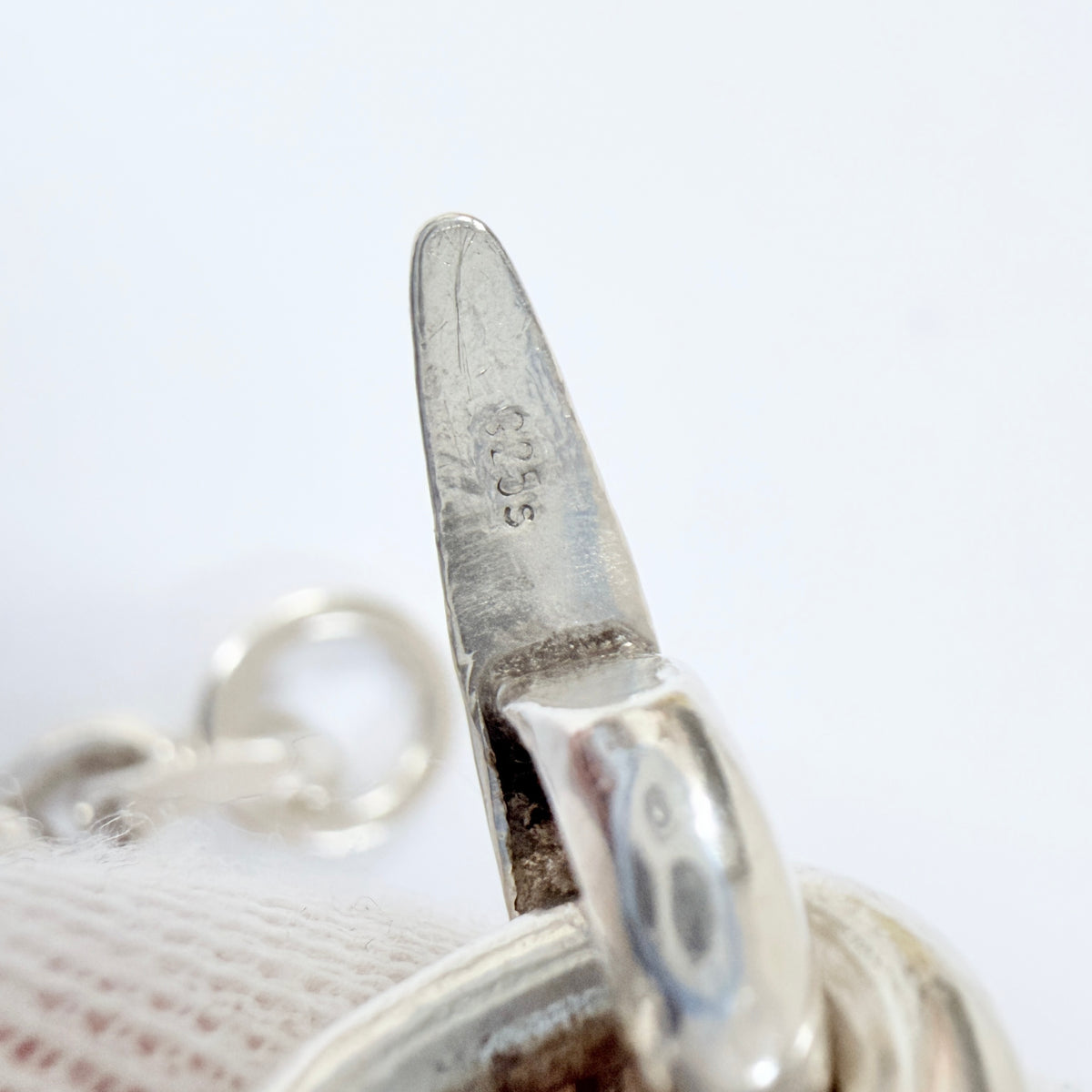 Bjarne Nordmark Henriksen, Denmark ca 1970. Chunky Sterling Silver Toggle Clasp Bracelet.