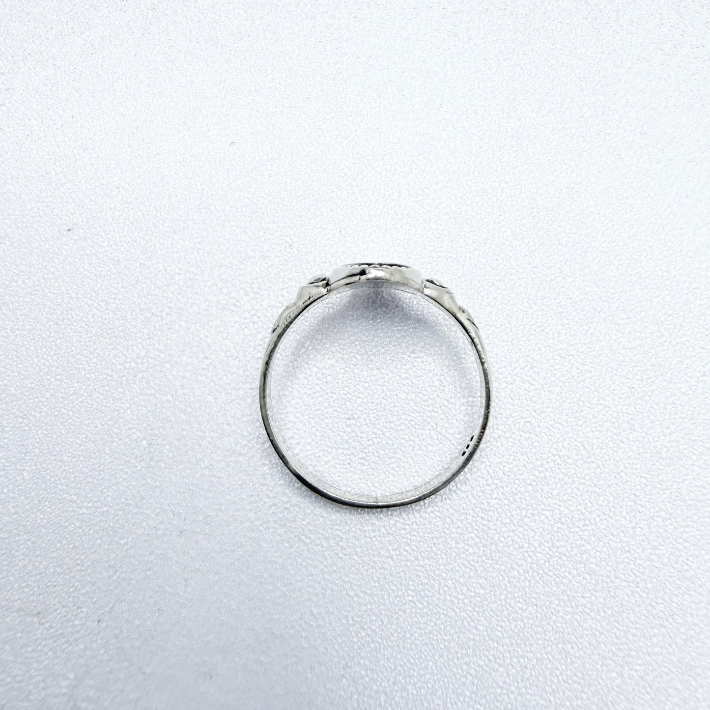 Vintage c 1950s. Vintage Sterling Silver Female Signet Ring