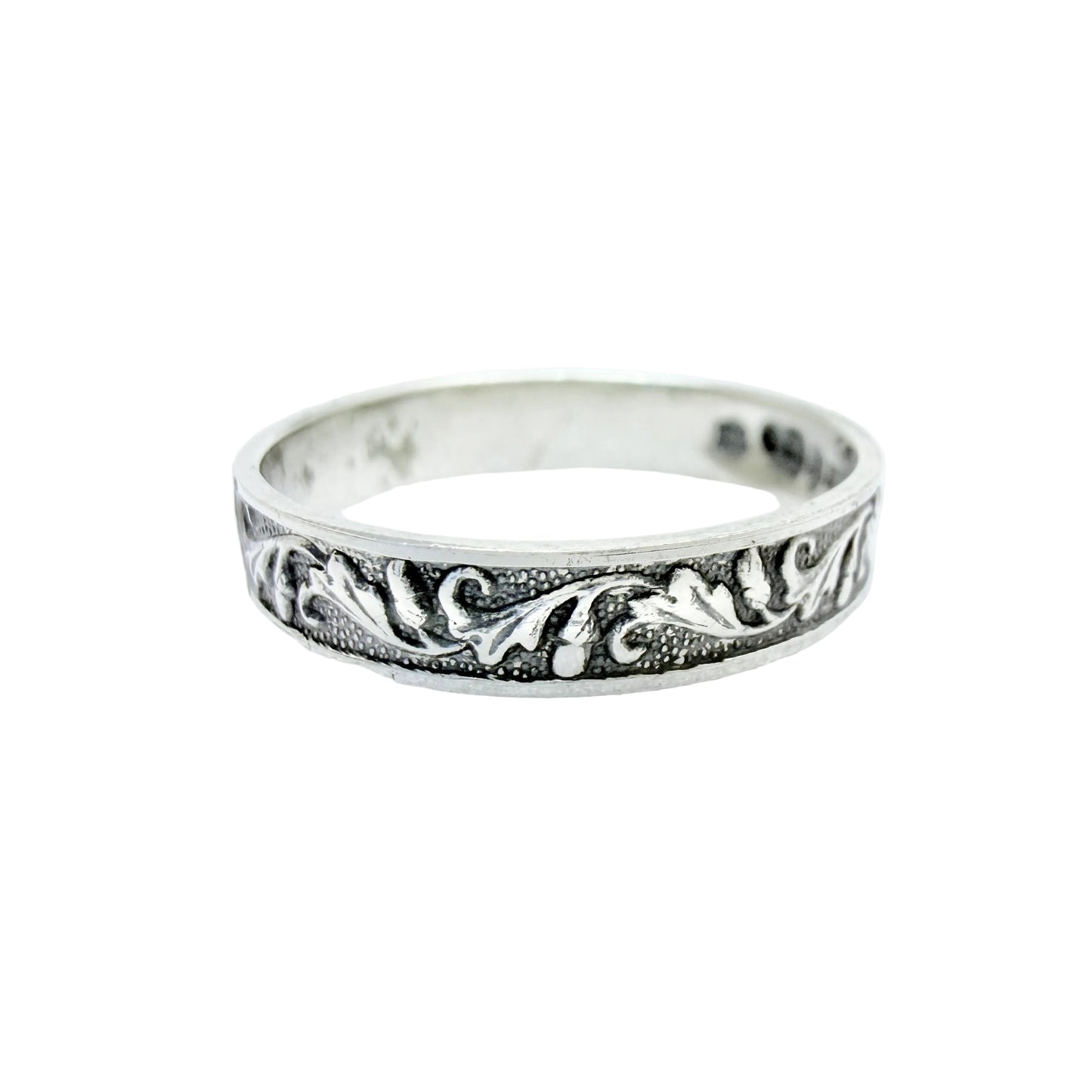 Ekström & Blom, Sweden 1935. Vintage Solid Silver Band Ring