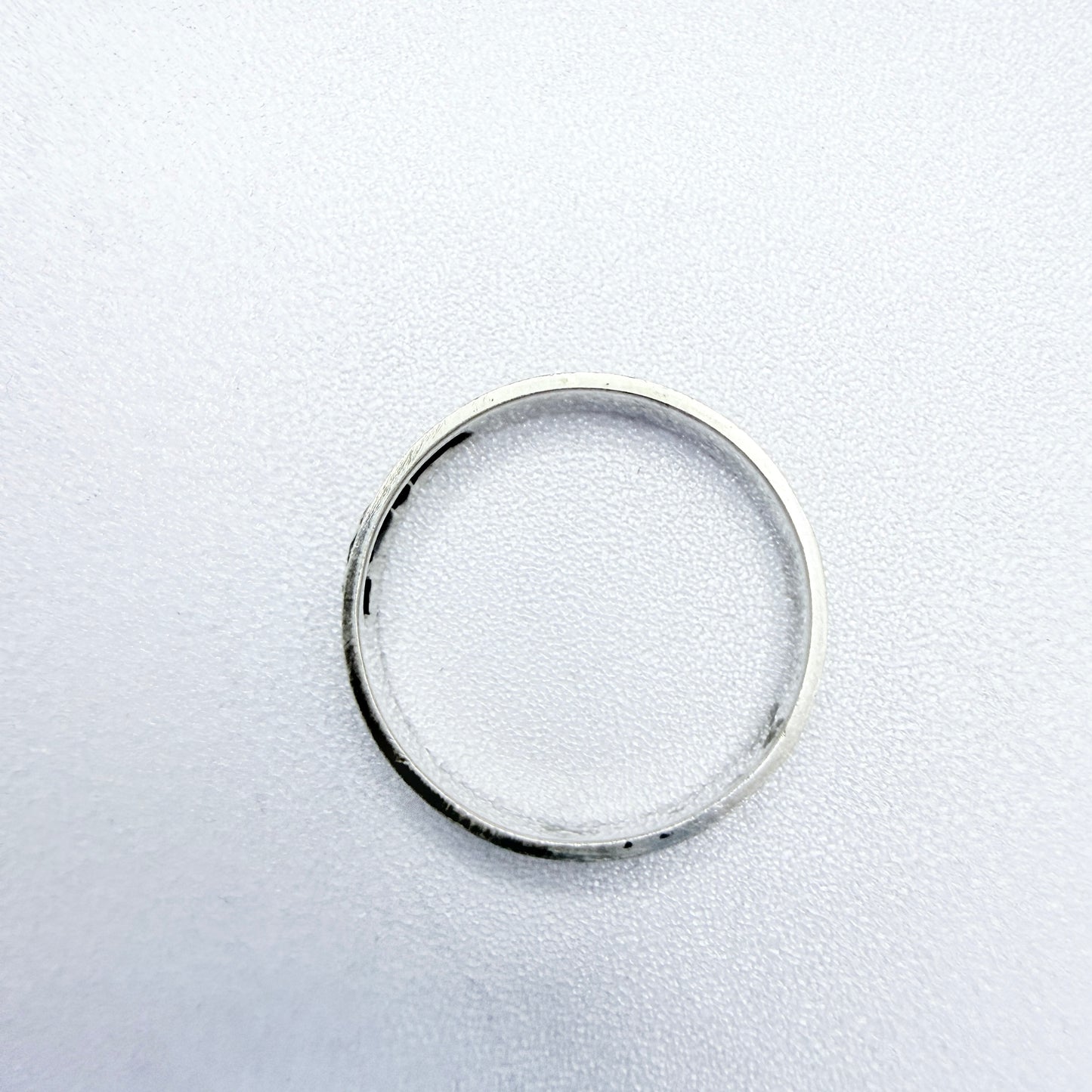 Ekström & Blom, Sweden 1935. Vintage Solid Silver Band Ring