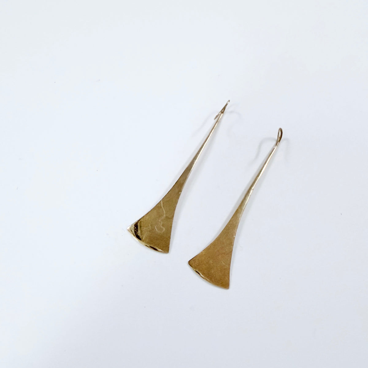 Ronald Hayes Pearson, for the MET, NYC. Vintage 14k Gold Earrings.