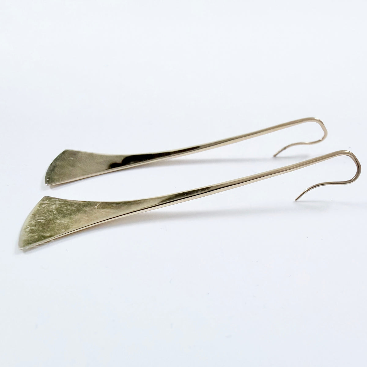 Ronald Hayes Pearson, for the MET, NYC. Vintage 14k Gold Earrings.