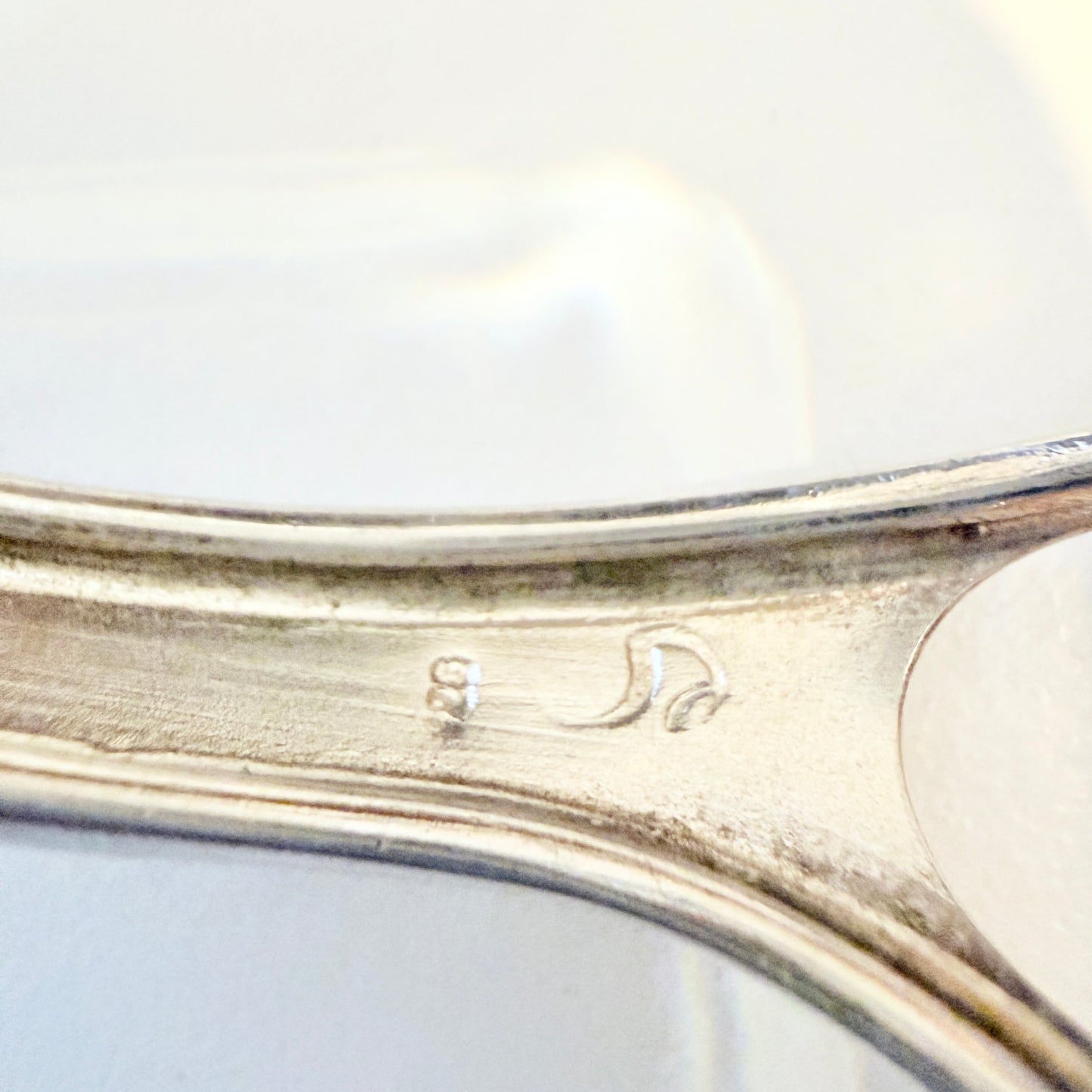 Gdansk, Poland. Bold Vintage Sterling Silver Amber Cuff Bracelet.