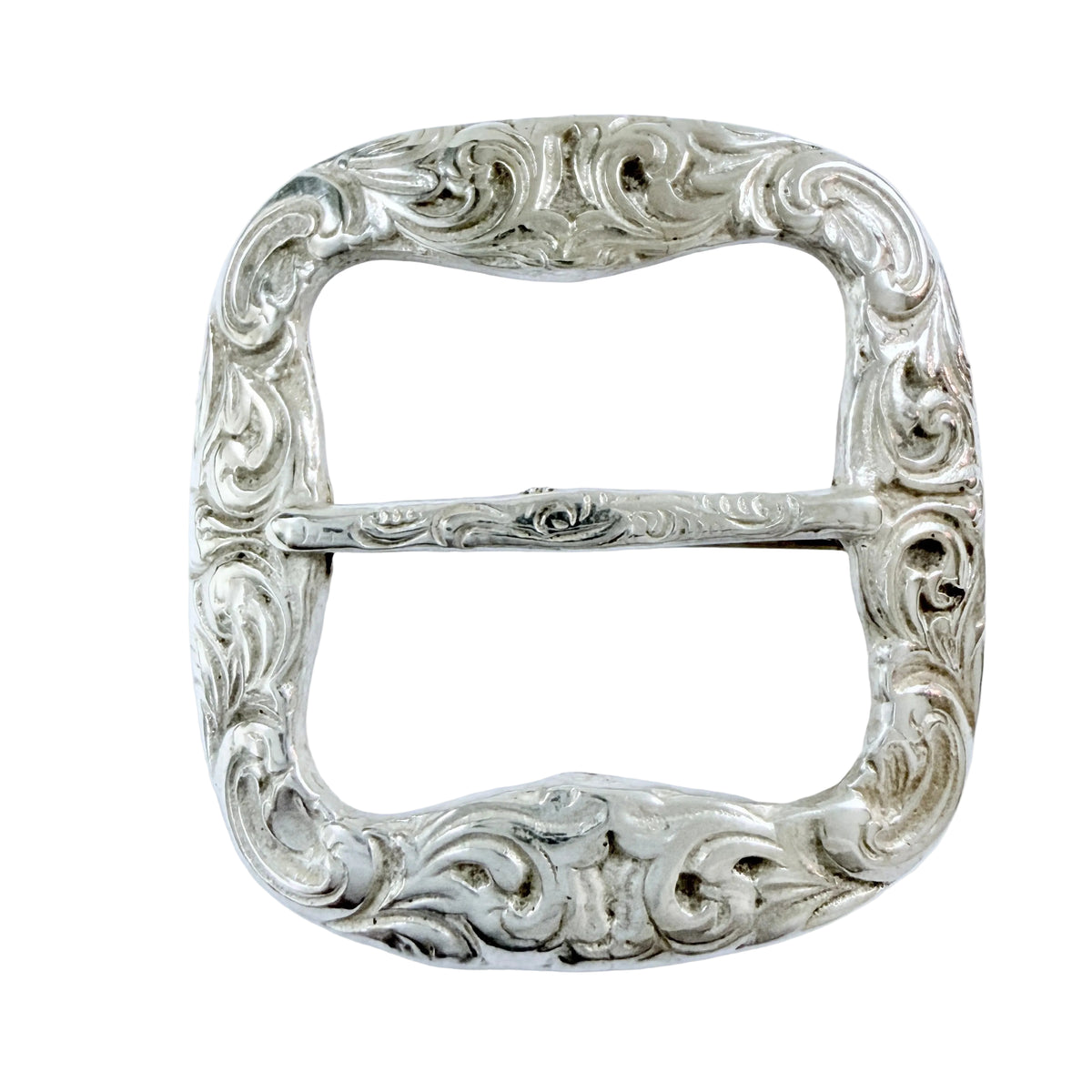 Norway early 1900s. Antique Solid Silver Buckle Brooch. Prob. Nils M. Elvik