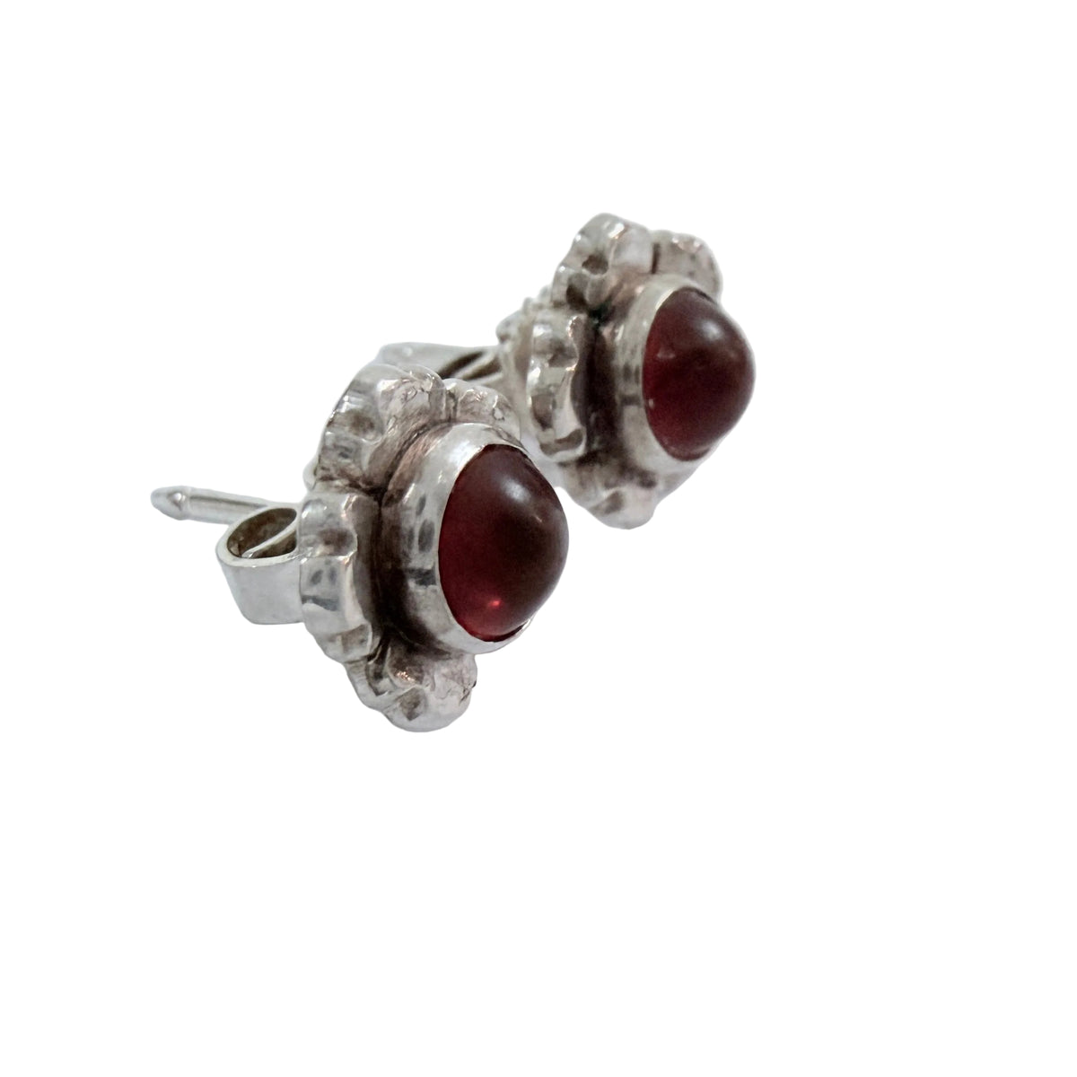 Niels Erik From, Denmark ca 1950s Sterling Silver Stud Earrings.