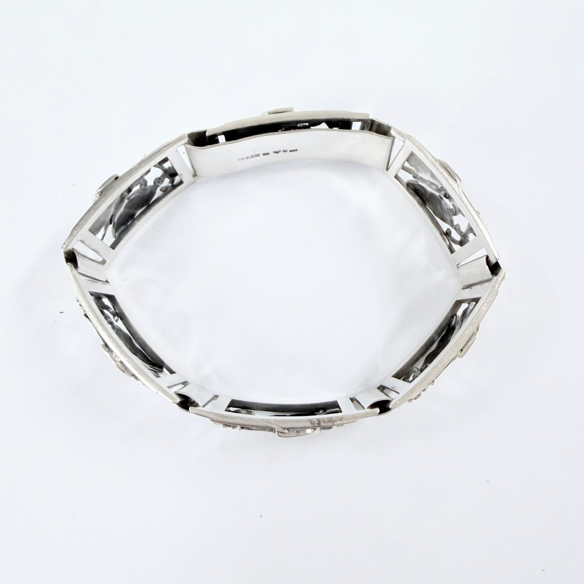 G Dahlgren, Sweden 1948. Vintage Sterling Silver Butterfly Bracelet.