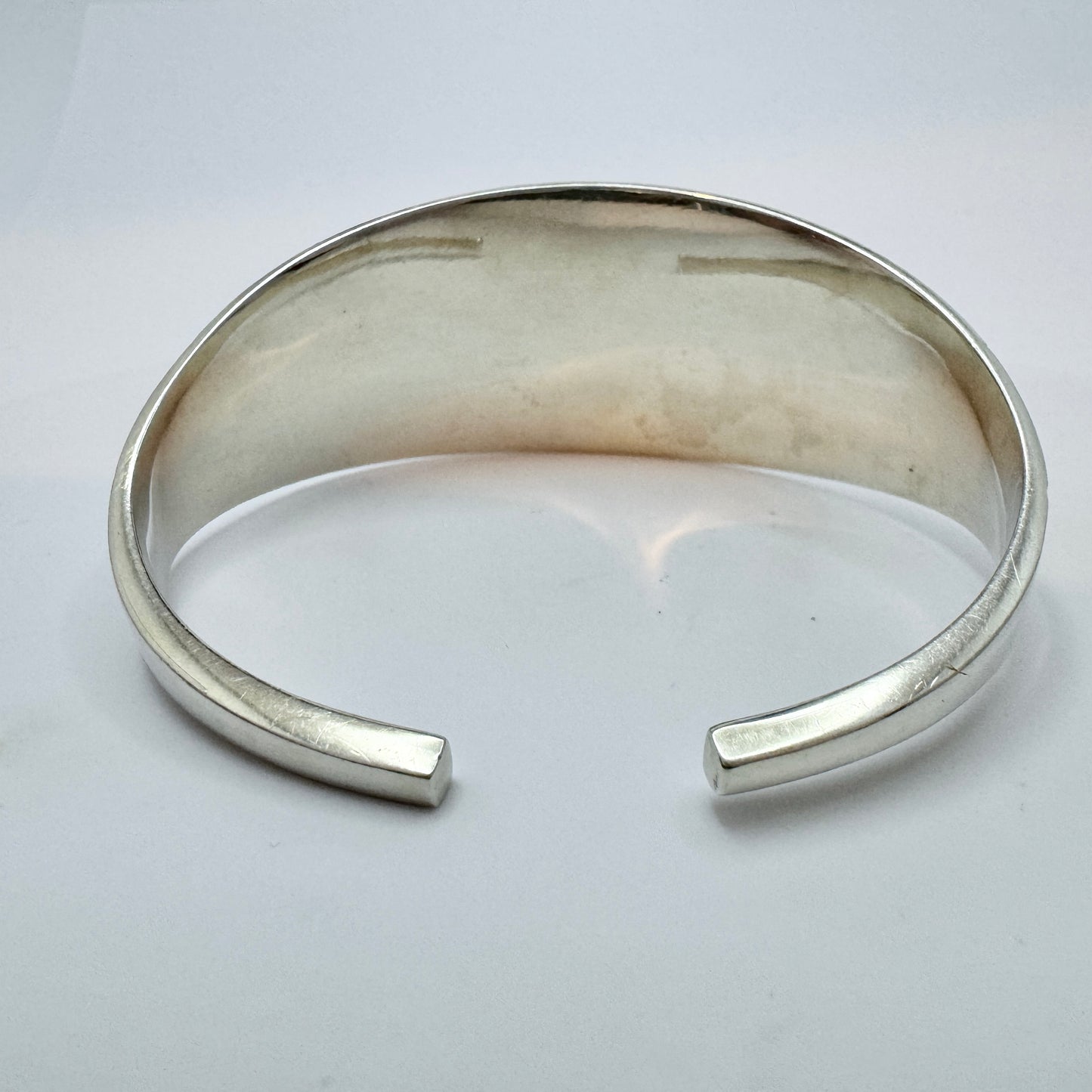 Erik Fleming, Flavia. Sweden 1955. Vintage Sterling Silver Cuff Bracelet.