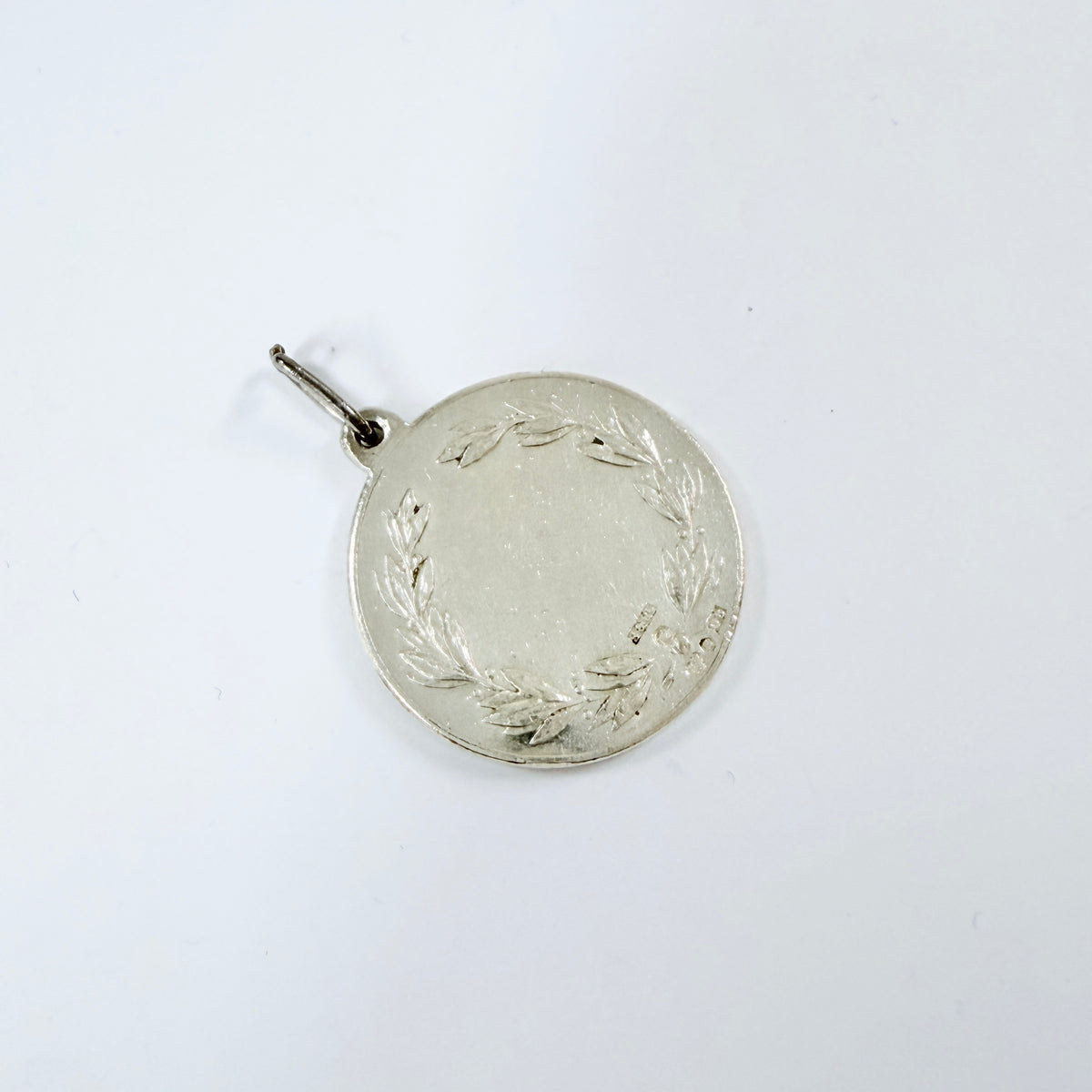 Sporrong, Sweden 1940. Vintage WWII-era Solid SIlver Military Pendant.
