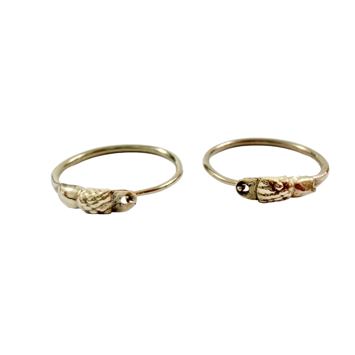 Amalia A Jonsen, Sweden ca 1890. Antique 18k Gold Earrings