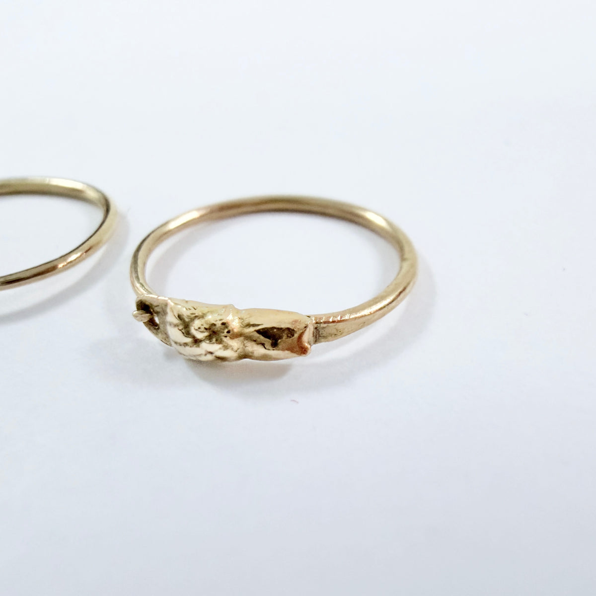 Amalia A Jonsen, Sweden ca 1890. Antique 18k Gold Earrings