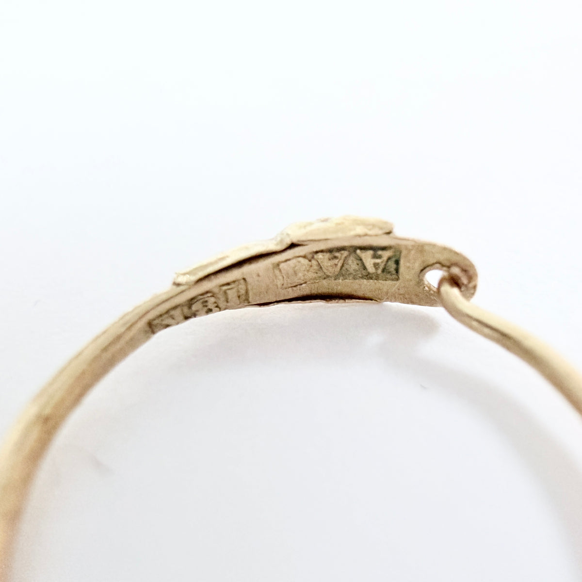 Amalia A Jonsen, Sweden ca 1890. Antique 18k Gold Earrings
