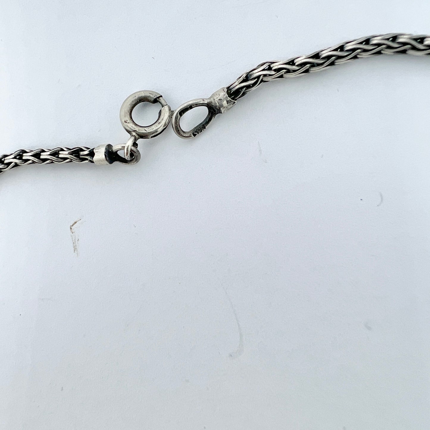 Vintage c 1950s. Solid 835 Silver Necklace.