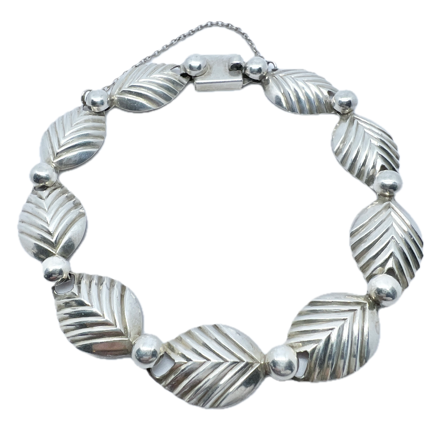 Niels Erik From, Denmark 1940-50s. Sterling Silver Bracelet.