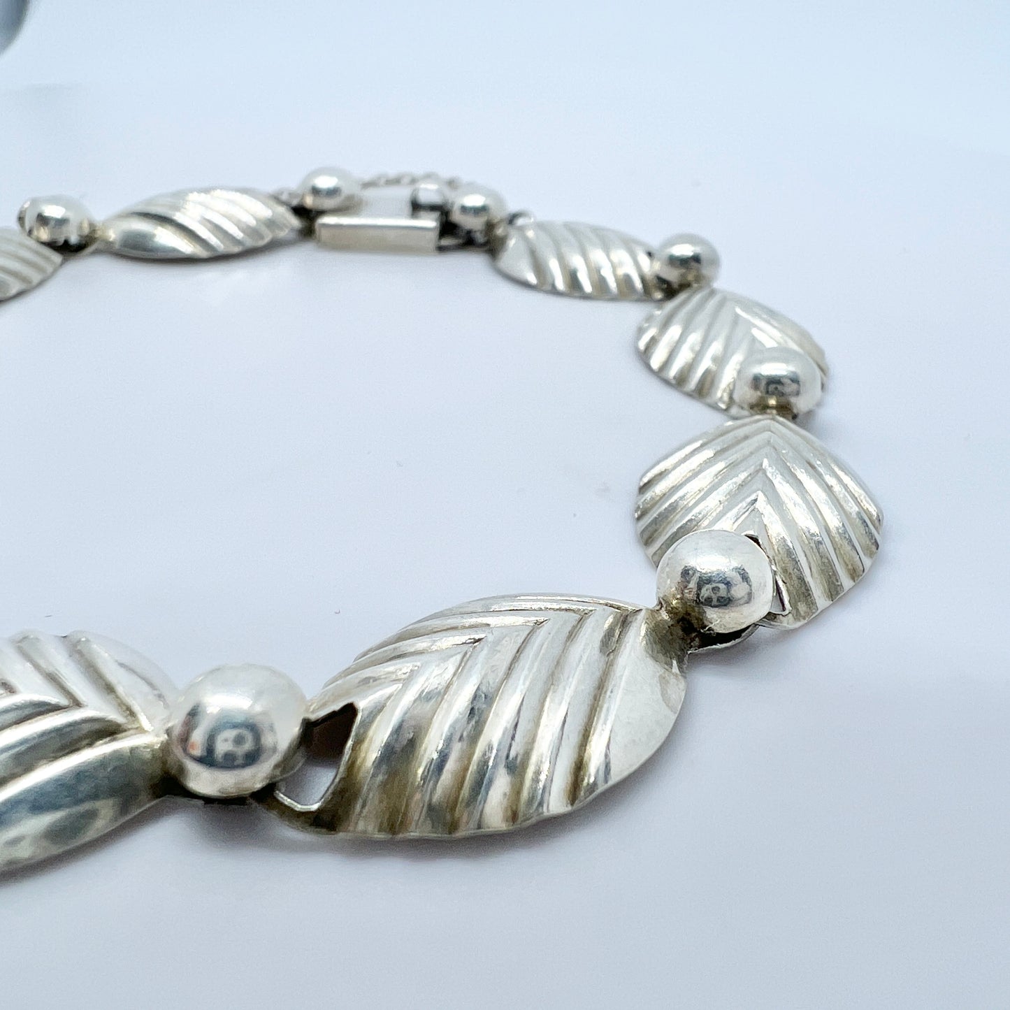Niels Erik From, Denmark 1940-50s. Sterling Silver Bracelet.