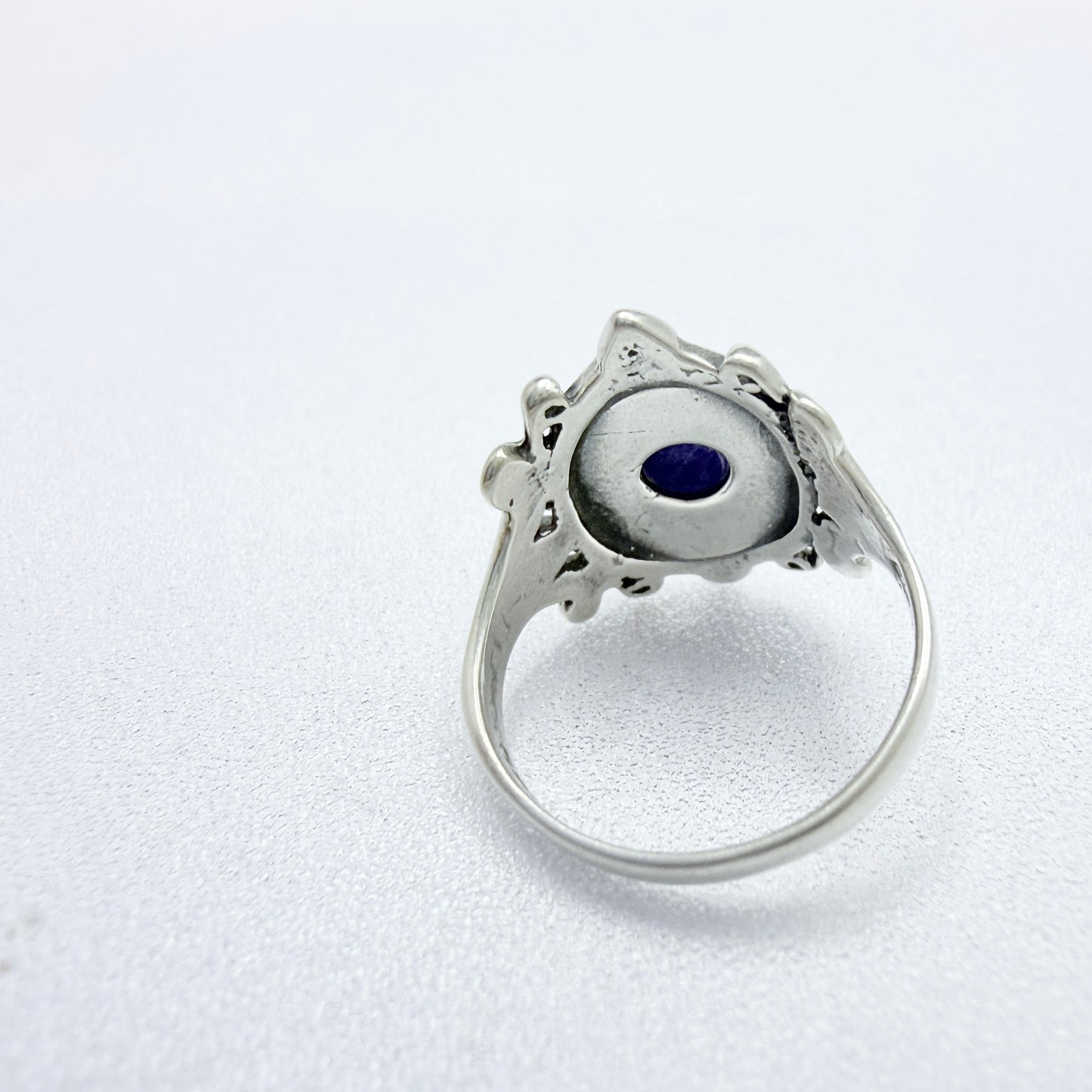 Israel. Vintage Sterling Silver Sodalite Ring.
