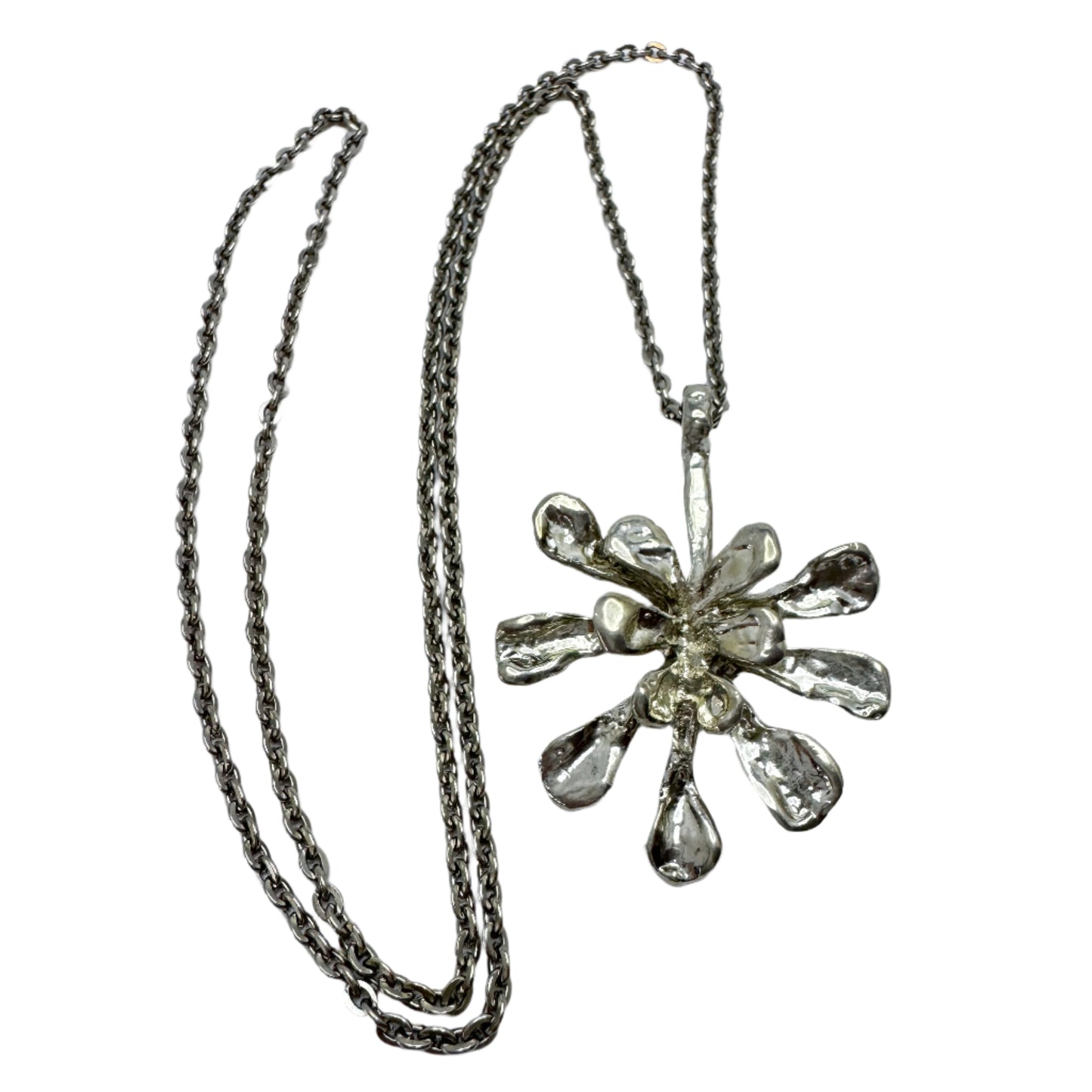 Etsuko Minowa, Sweden. Vintage Pewter Pendant Necklace.