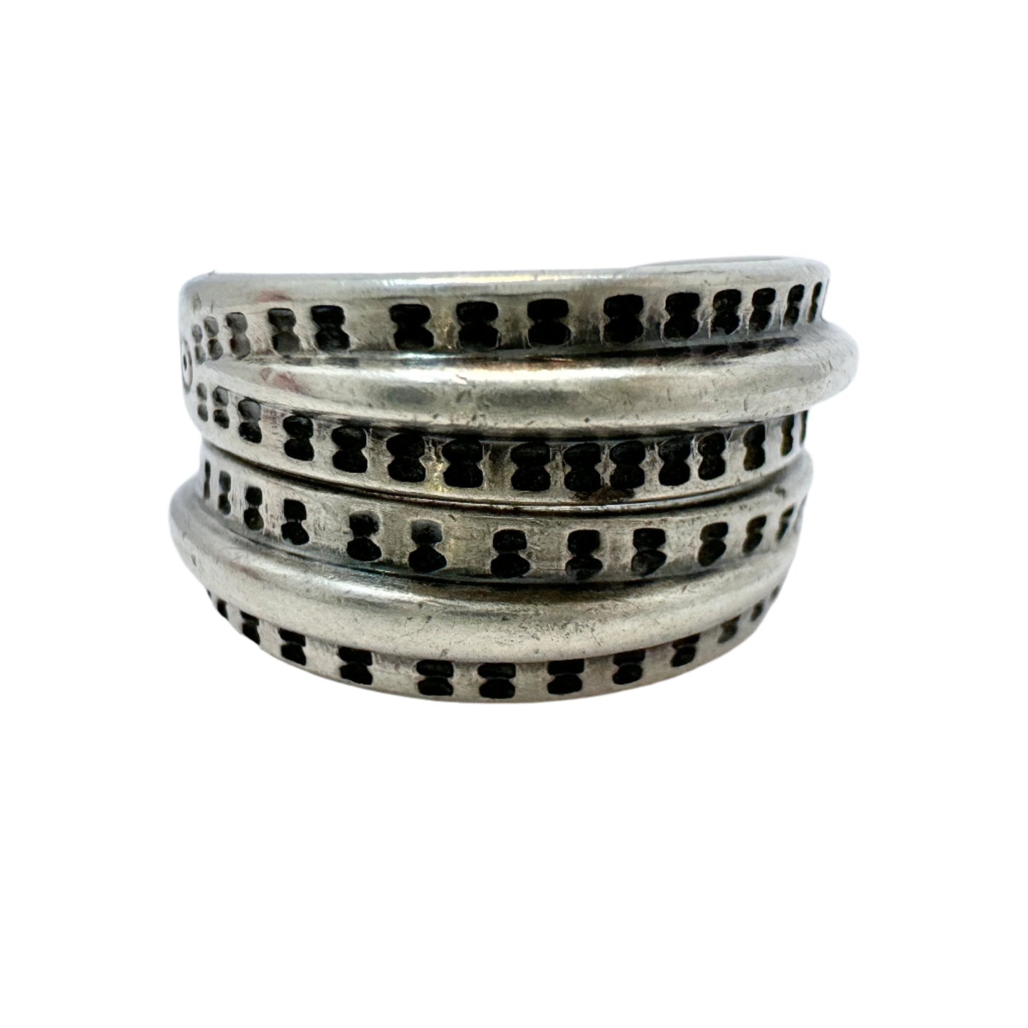 David-Andersen, Norway. Vintage Sterling Silver Viking Copy Ring.