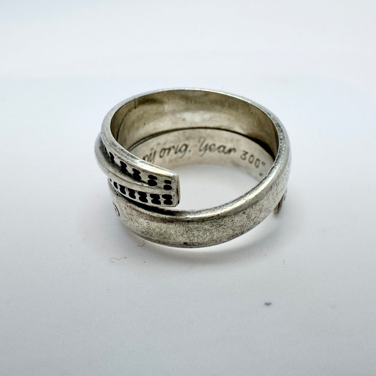 David-Andersen, Norway. Vintage Sterling Silver Viking Copy Ring.