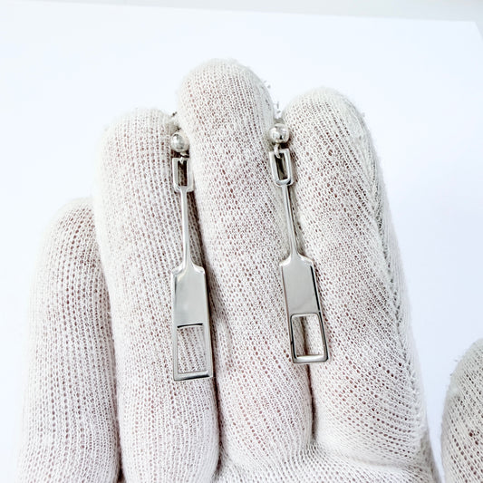 Tone Vigeland, Plus Studios, Norway 1960s. Vintage Sterling Silver Earrings.