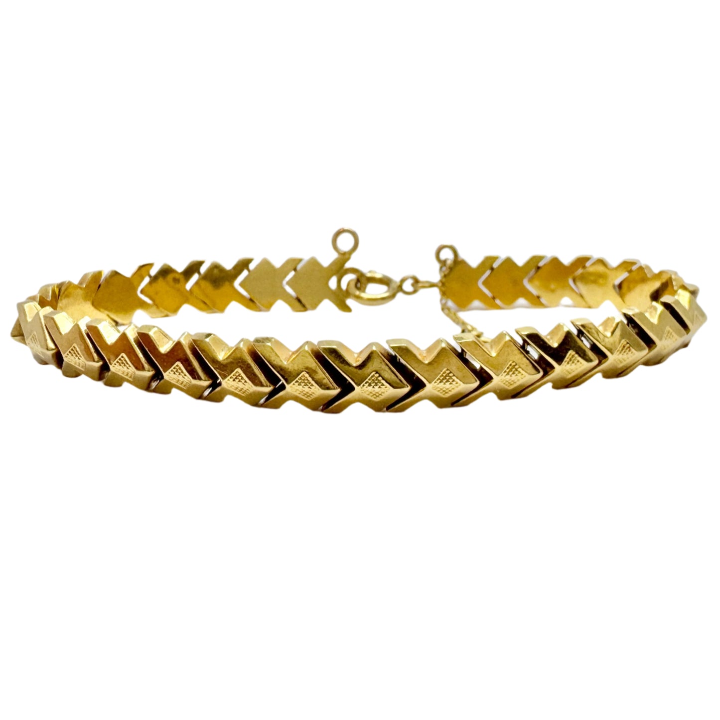 UNO A ERRE, Arezzo, Italy 1944-68 Vintage 18k Gold Bracelet