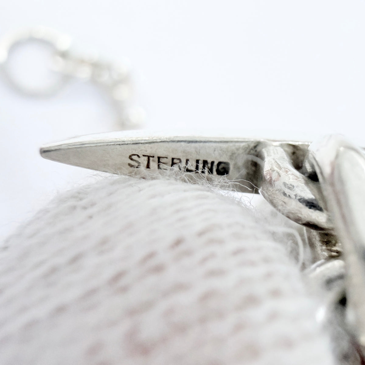 Viggo Wollny, Denmark ca 1960. Vintage Sterling Silver Toggle Clasp Bracelet.