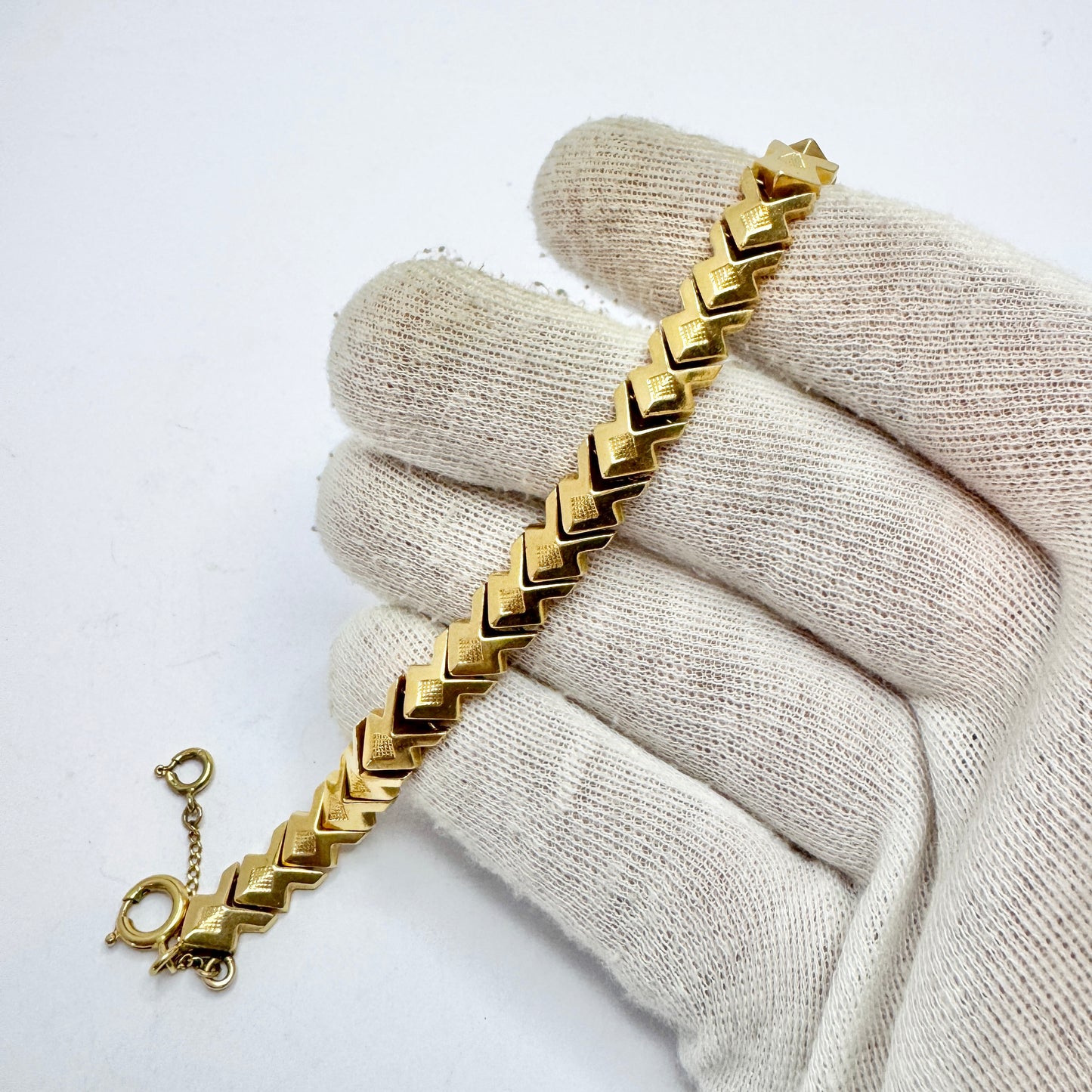 UNO A ERRE, Arezzo, Italy 1944-68 Vintage 18k Gold Bracelet