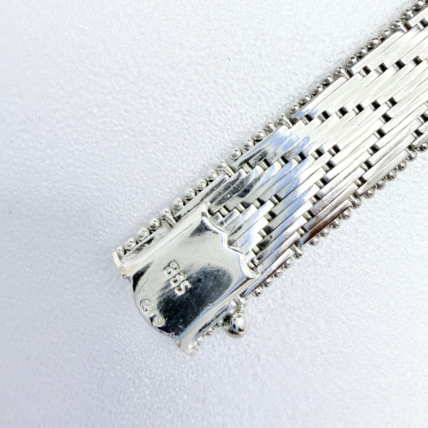 Italy. Vintage 835 Silver Bracelet.