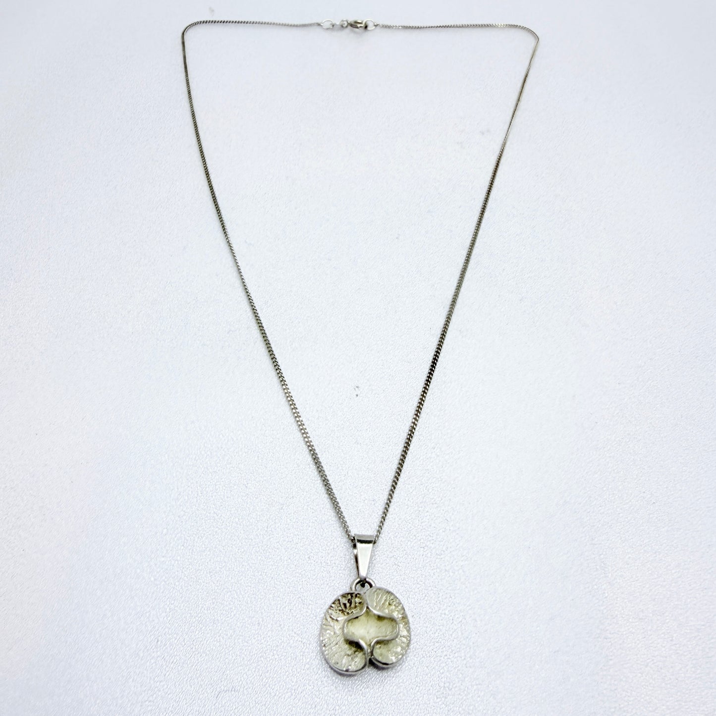Theresia Hvorslev, Sweden 1976. Vintage Sterling Silver Pendant Necklace.