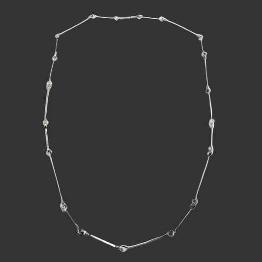 Birgitta Sanitate, Sweden 1977. Vintage Sterling Silver Necklace.