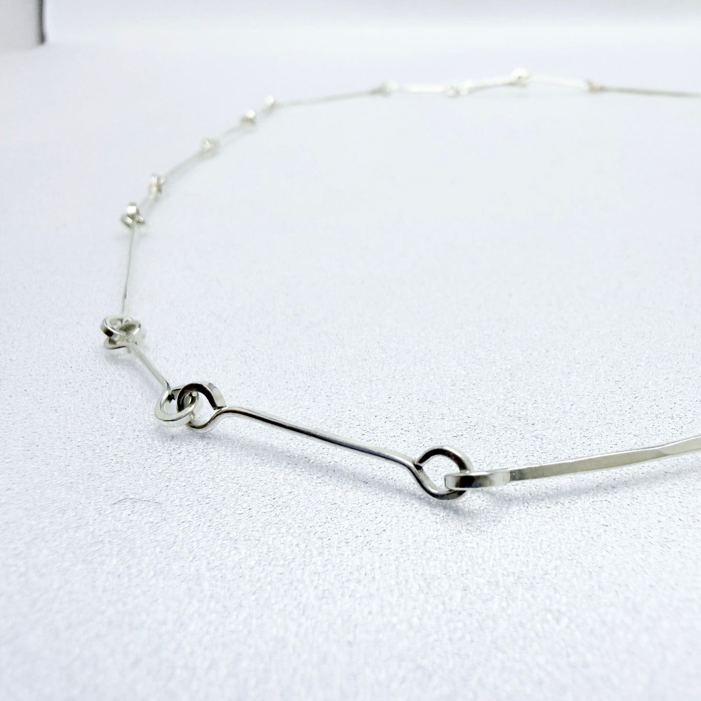 Birgitta Sanitate, Sweden 1977. Vintage Sterling Silver Necklace.