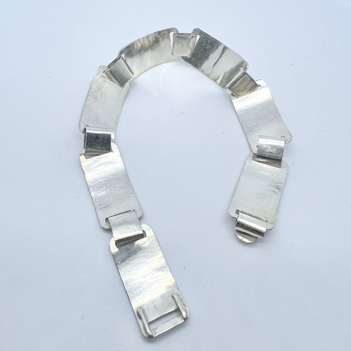 Perli, Germany c 1970s. Vintage Solid Silver Bracelet.