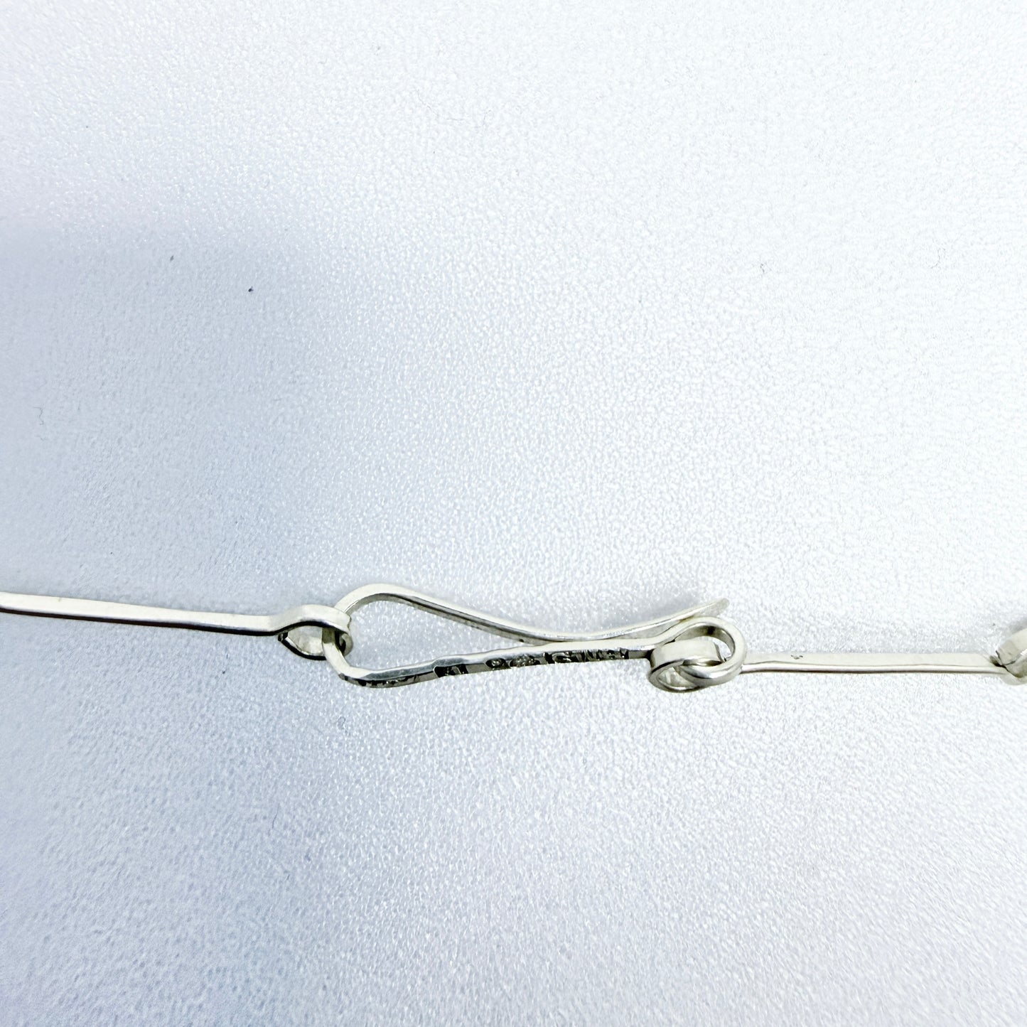Birgitta Sanitate, Sweden 1977. Vintage Sterling Silver Necklace.