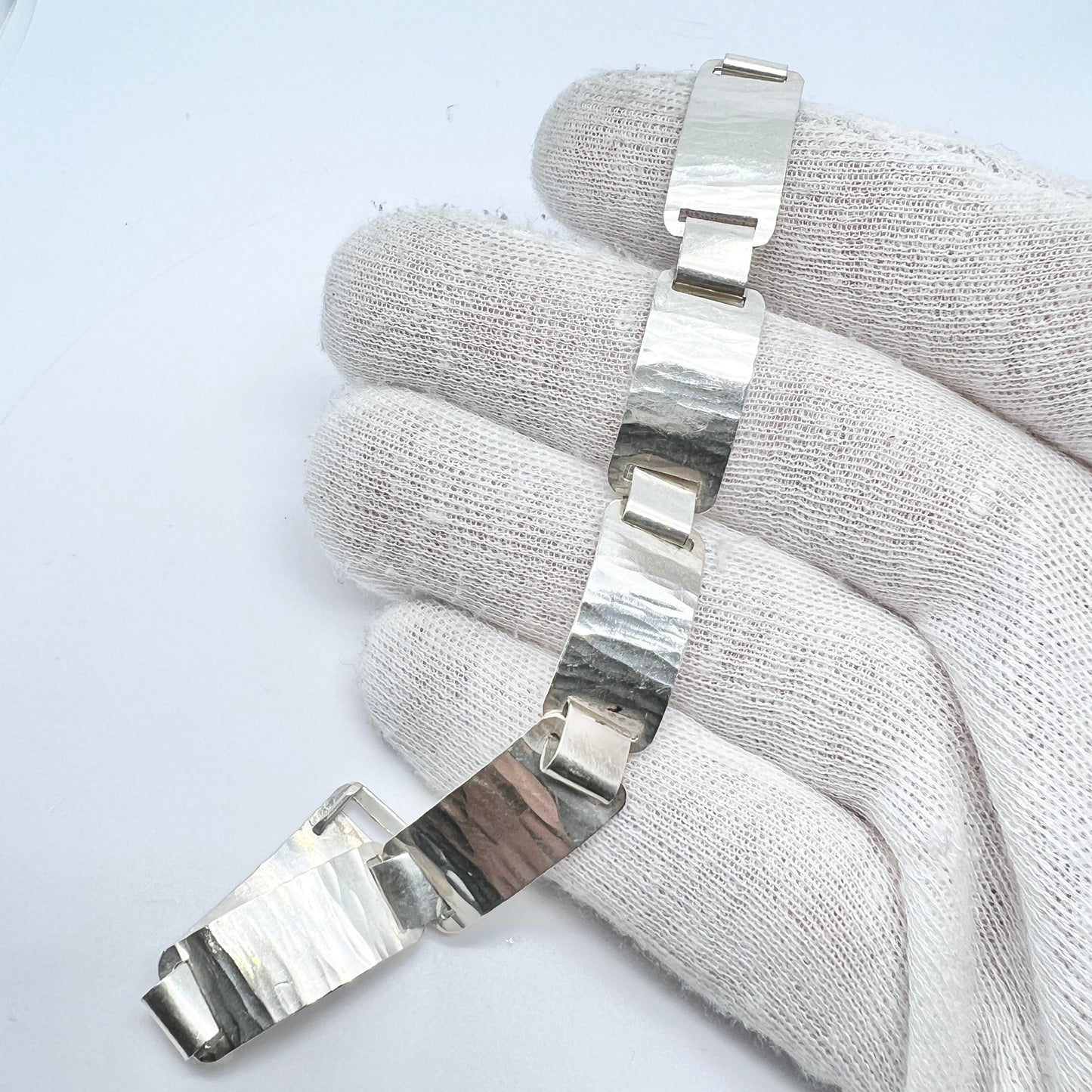 Perli, Germany c 1970s. Vintage Solid Silver Bracelet.