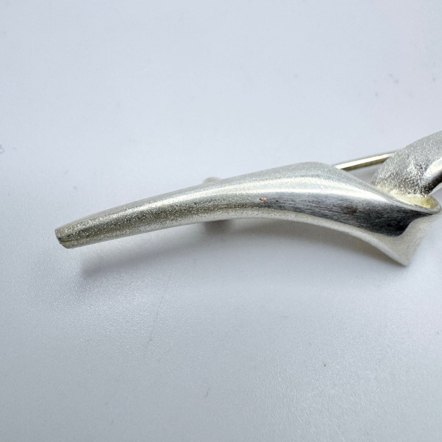 Matti J Hyvarinen, Finland. Large Vintage Sterling Silver Brooch.