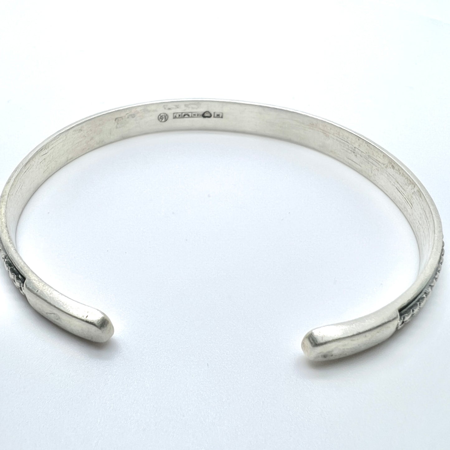 Kalevala Koru, Finland 1963, Vintage Solid Silver Bracelet.