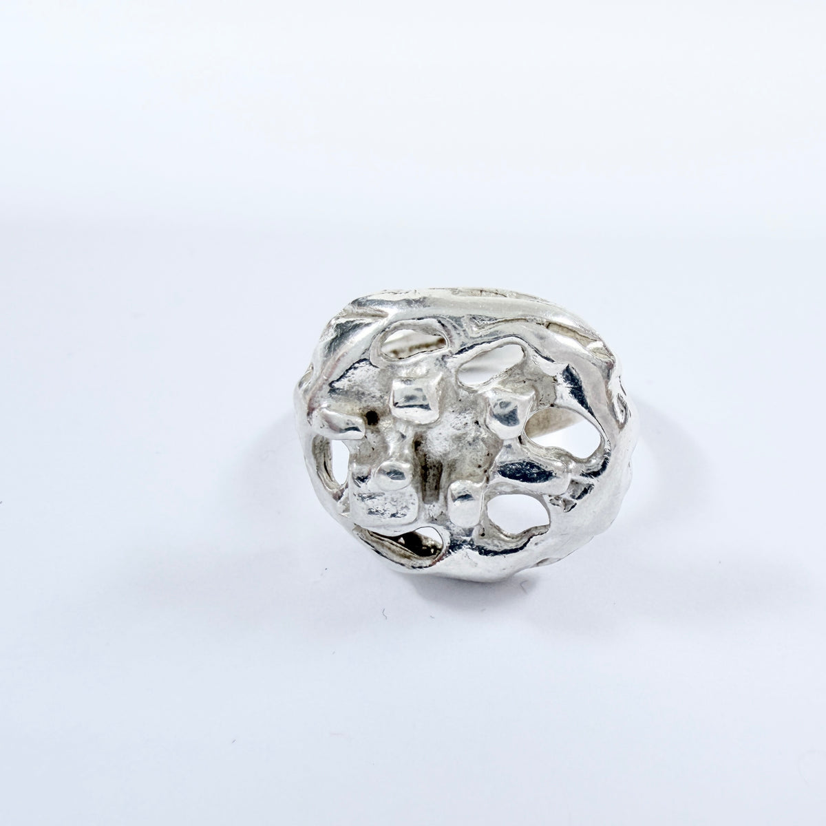 Gson Liedholm, Sweden ca 1970. Vintage Sterling Silver Ring. Signed