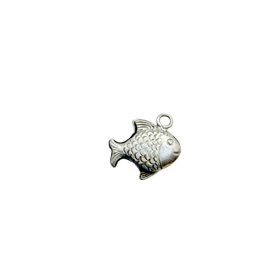 ABK, Sweden 1962. Vintage Solid Silver Fish Charm