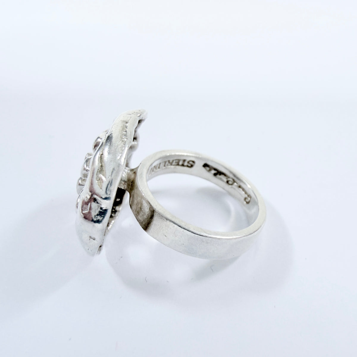 Gson Liedholm, Sweden ca 1970. Vintage Sterling Silver Ring. Signed