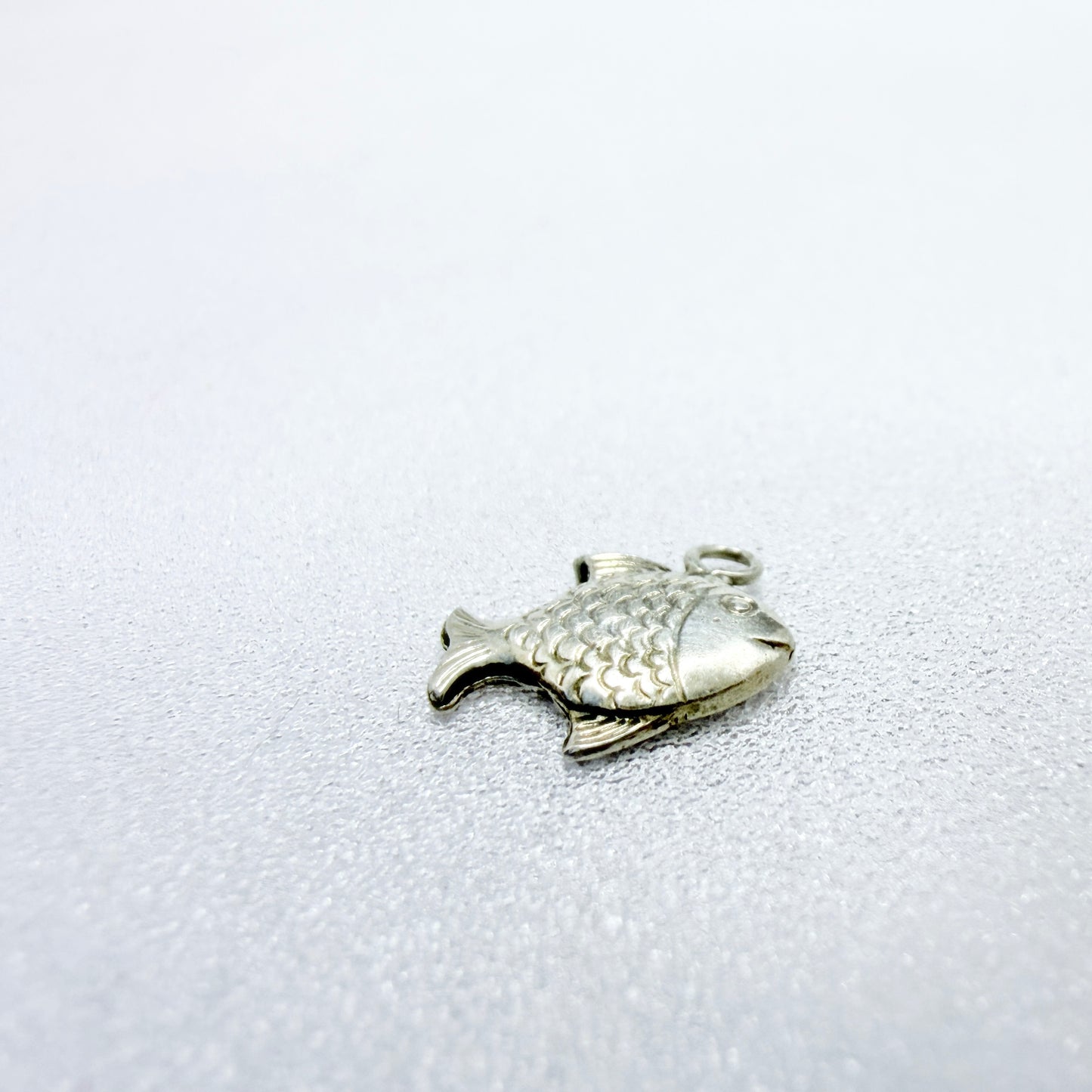 ABK, Sweden 1962. Vintage Solid Silver Fish Charm