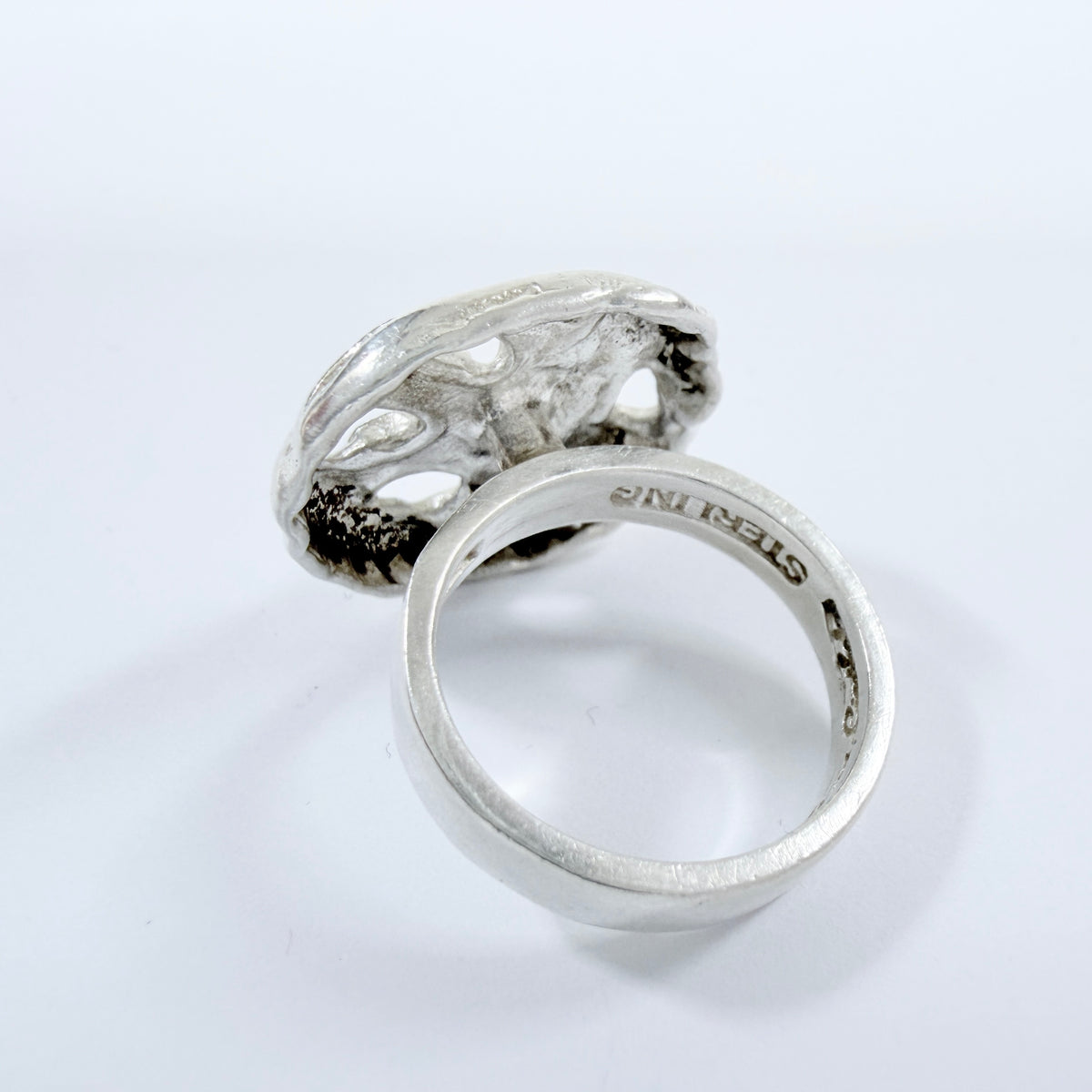Gson Liedholm, Sweden ca 1970. Vintage Sterling Silver Ring. Signed