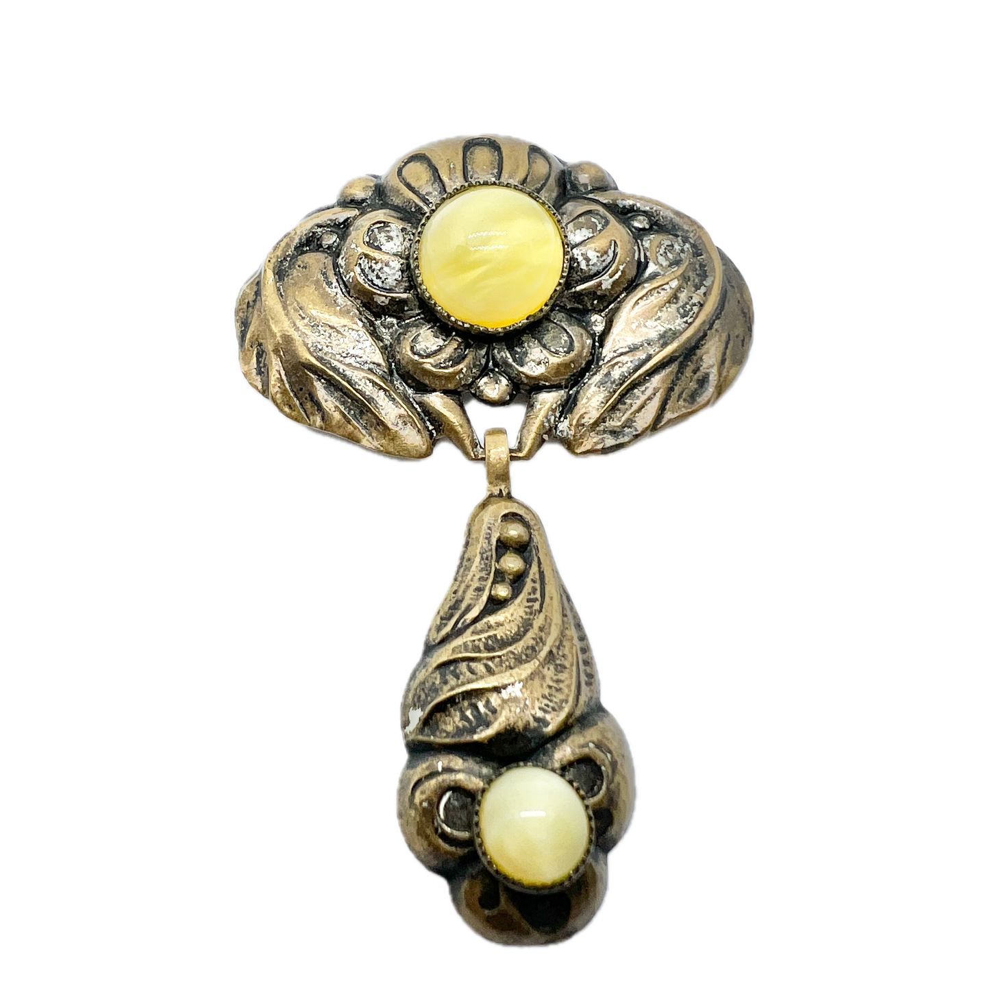 Denmark Early 1900s Art Nouveau Skonvirke Brooch.