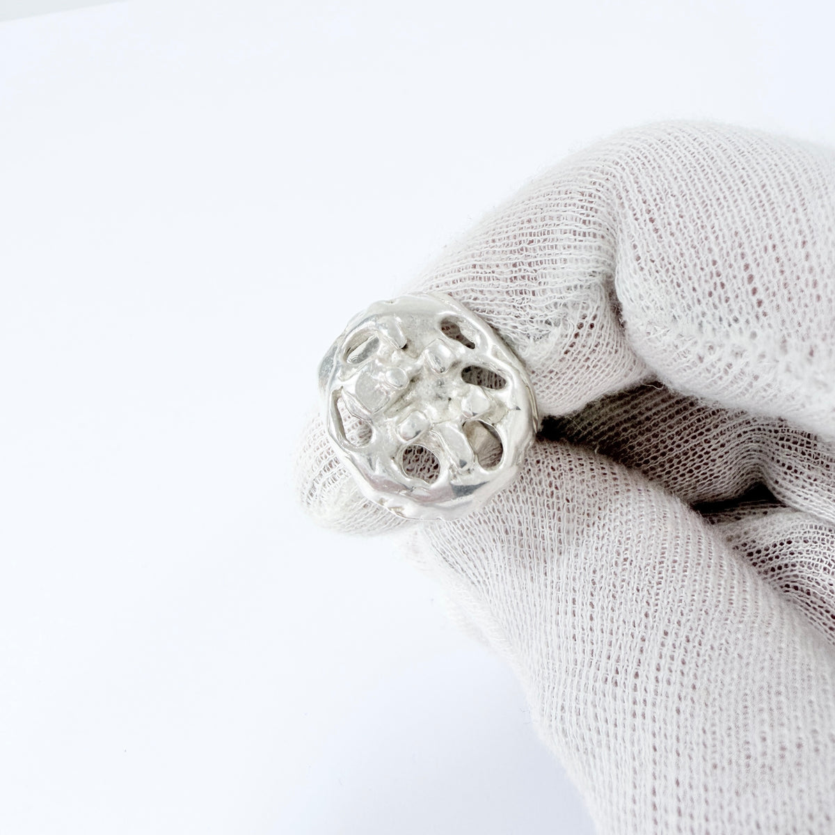 Gson Liedholm, Sweden ca 1970. Vintage Sterling Silver Ring. Signed