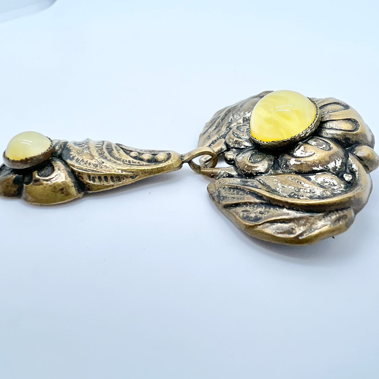 Denmark Early 1900s Art Nouveau Skonvirke Brooch.