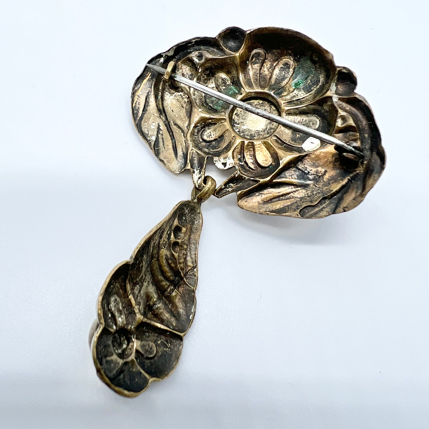 Denmark Early 1900s Art Nouveau Skonvirke Brooch.