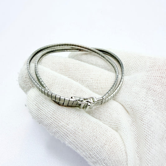 Vintage ca 1970. Solid Silver Bracelet.