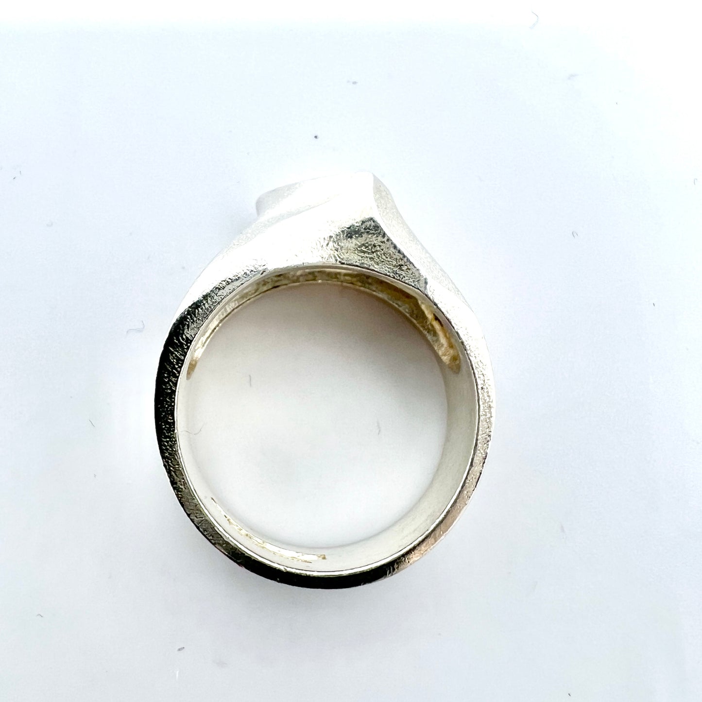 Bjorn Weckstrom for Lapponia, Finland 1978. Vintage Sterling Silver Ring.