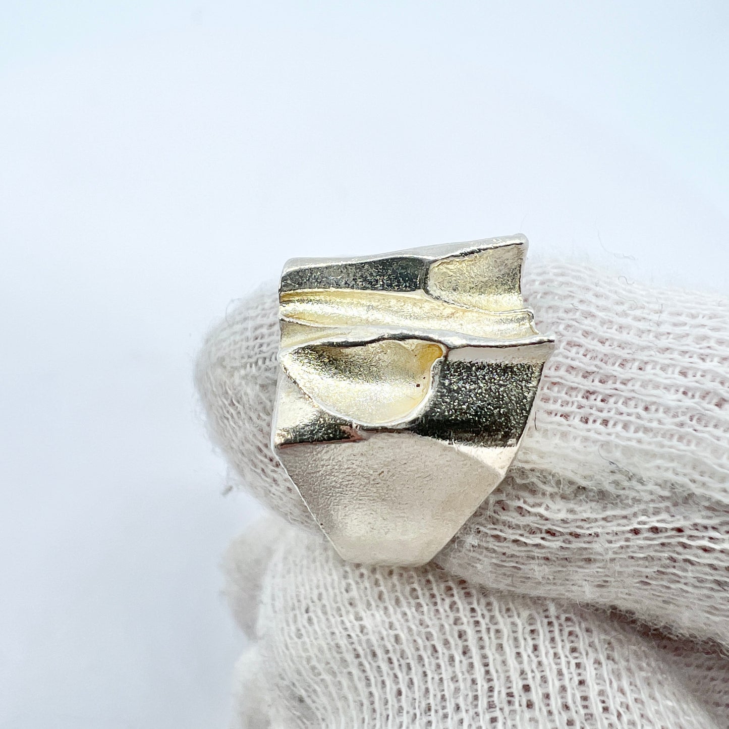Bjorn Weckstrom for Lapponia, Finland 1979. Vintage Sterling Silver Ring.